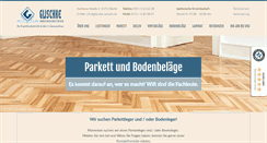 Desktop Screenshot of glischke-parkett.de